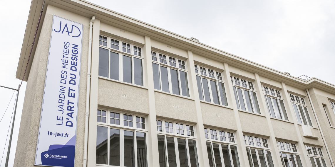 Façade du Jardin des métiers d'art et du design